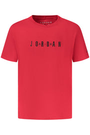T-SHIRT EM ALGODÃO JORDAN CRIANÇA VERMELHA