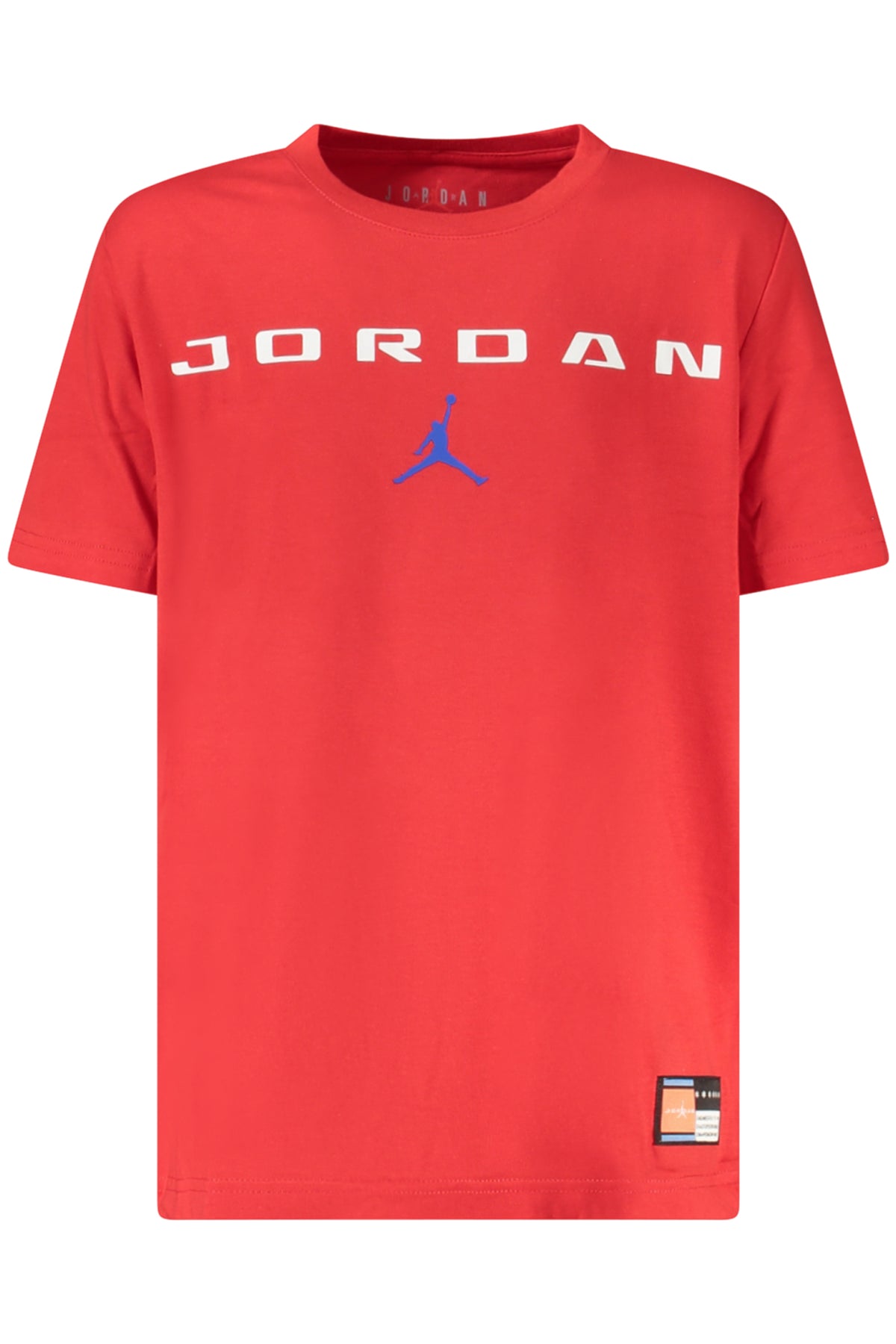 T-SHIRT EM ALGODÃO JORDAN CRIANÇA VERMELHA