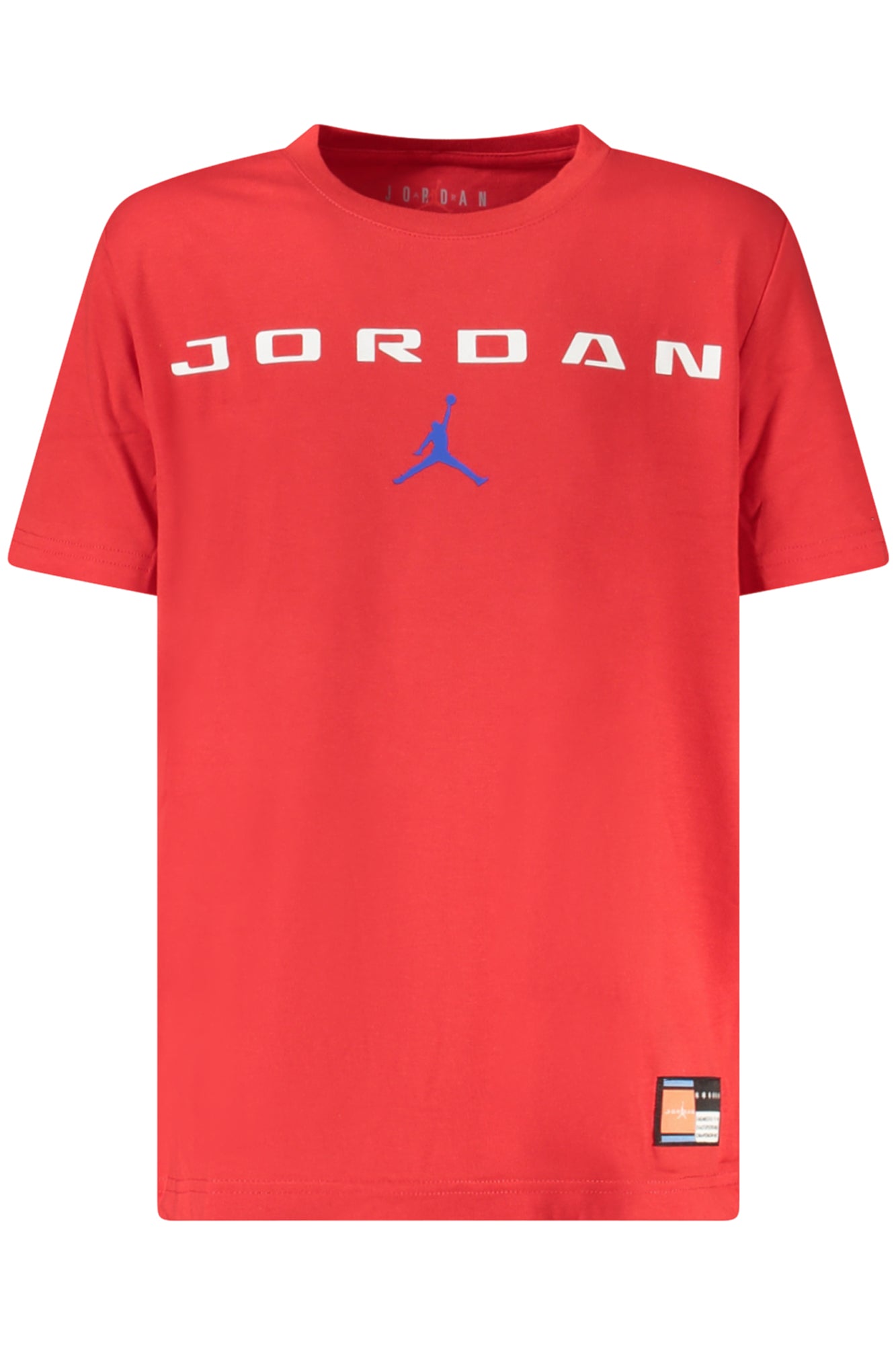 T-SHIRT EM ALGODÃO JORDAN CRIANÇA VERMELHA
