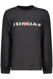 T-SHIRT EM ALGODÃO JORDAN CRIANÇA PRETA