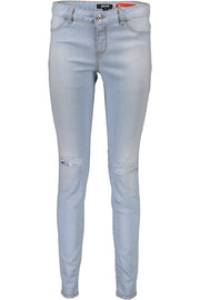 JEANS EM ALGODÃO JUST CAVALLI MULHER AZUL CLARO