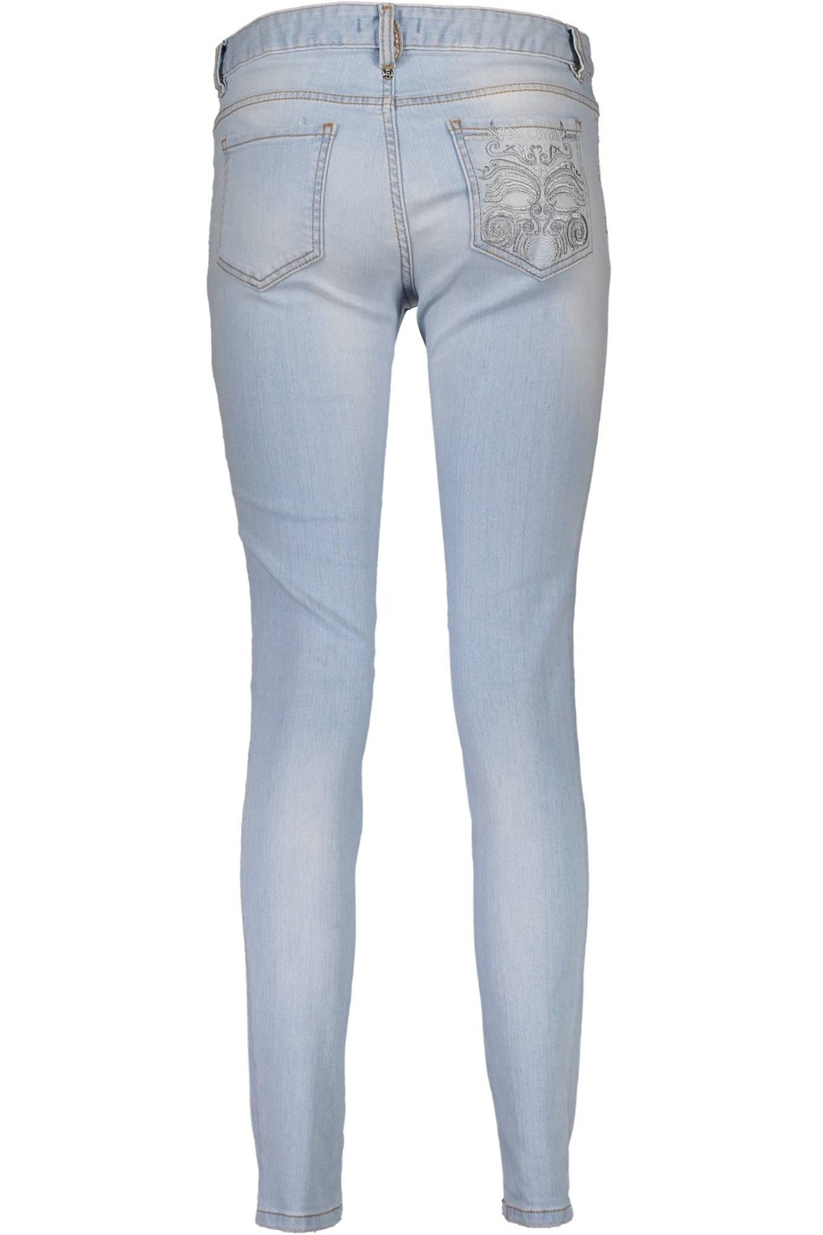 JEANS EM ALGODÃO JUST CAVALLI MULHER AZUL CLARO