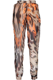 JUST CAVALLI ORANGE TROUSERS FOR WOMEN