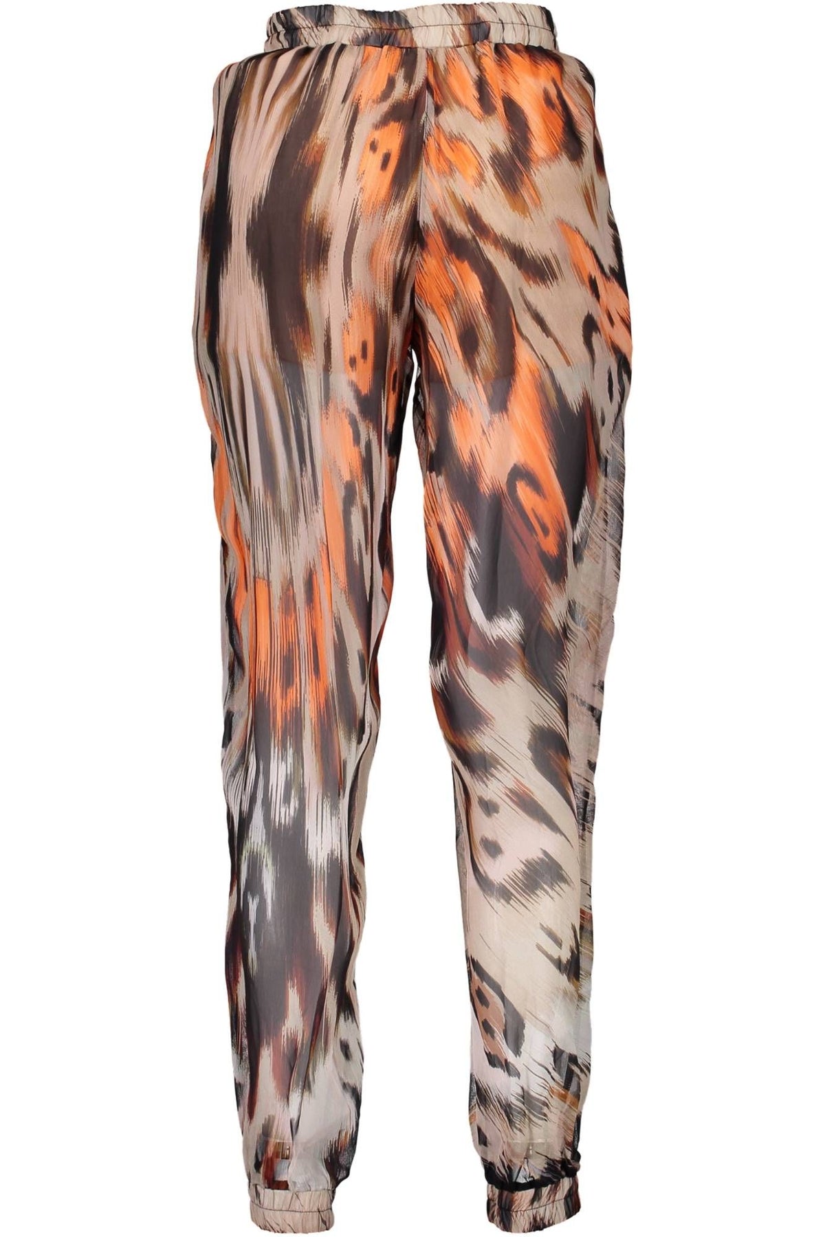 JUST CAVALLI ORANGE TROUSERS FOR WOMEN