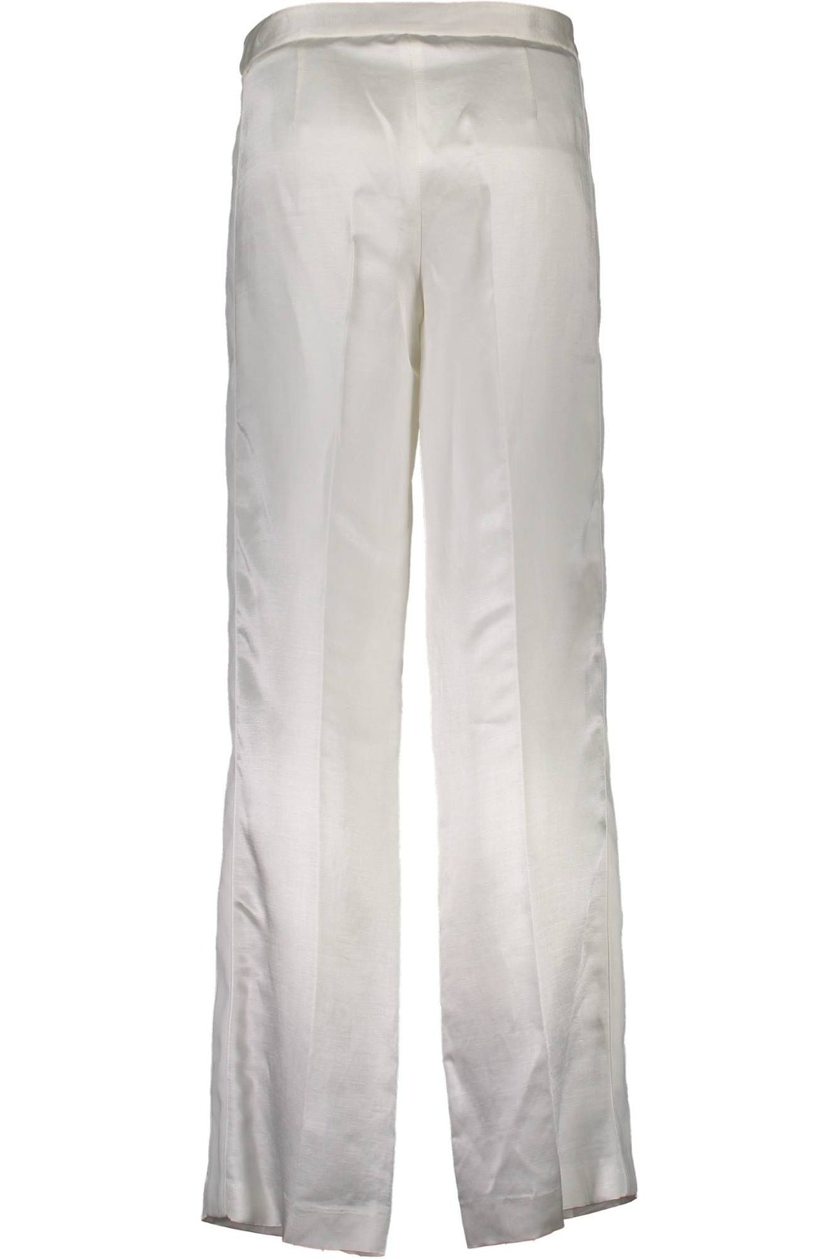 CAVALLI WOMEN'S WHITE TROUSERS ONLY