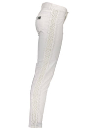 ONLY WOMEN'S WHITE CAVALLI TROUSERS