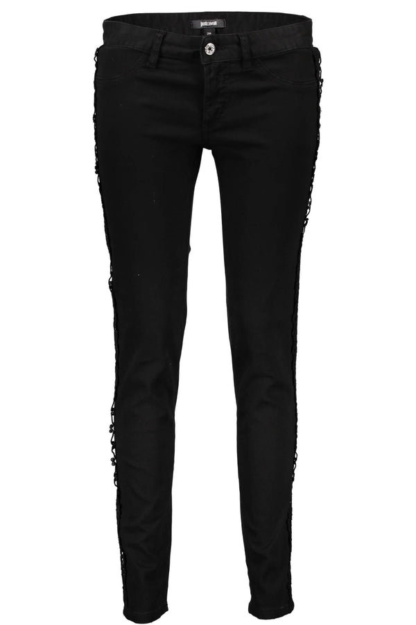 JUST CAVALLI CALÇAS FEMININAS PRETAS