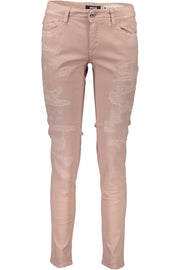 WOMEN'S JUST CAVALLI PINK TROUSERS