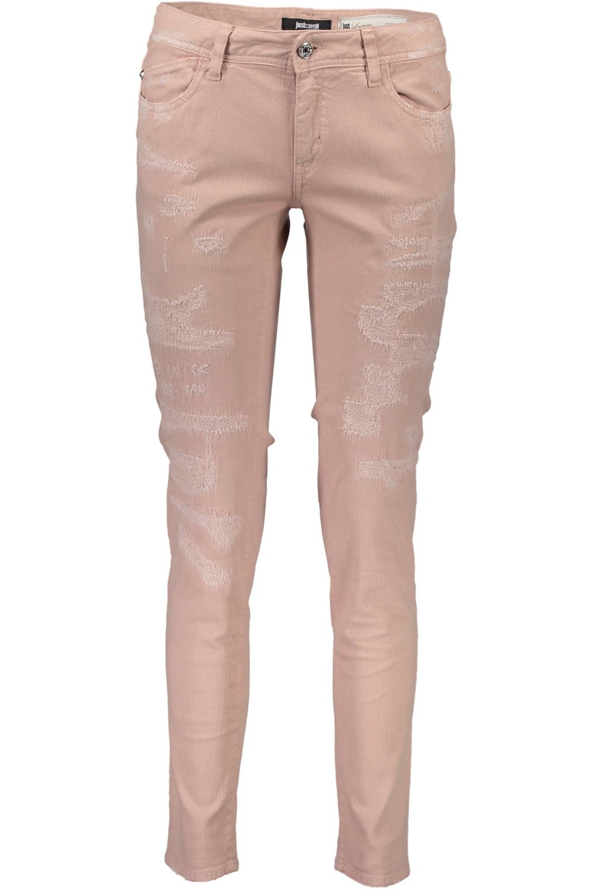 WOMEN'S JUST CAVALLI PINK TROUSERS