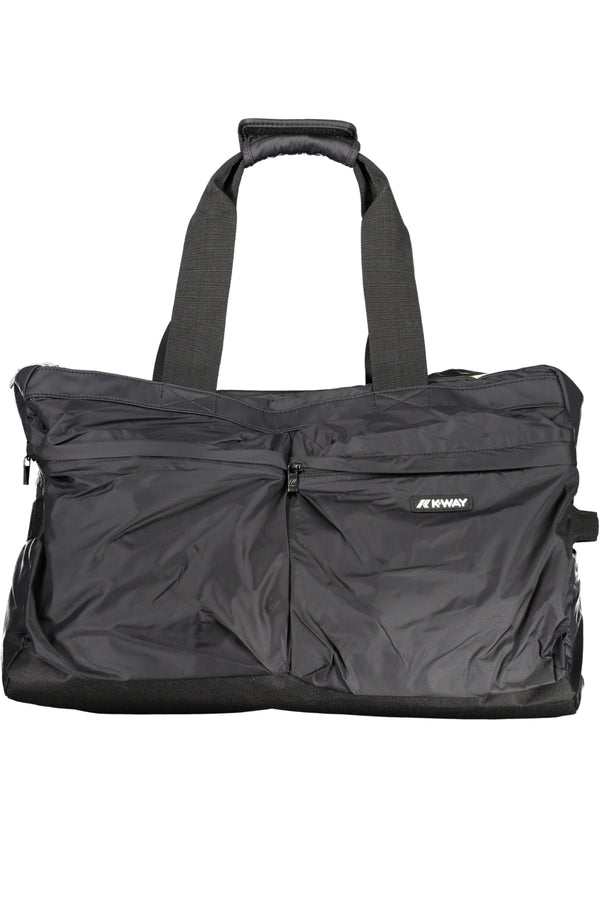 BOLSA DE VIAGEM MÉDIA MASCULINA K-WAY PRETA
