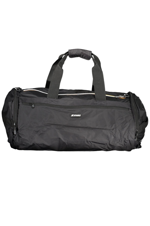 BOLSA DE VIAGEM MÉDIA MASCULINA K-WAY PRETA