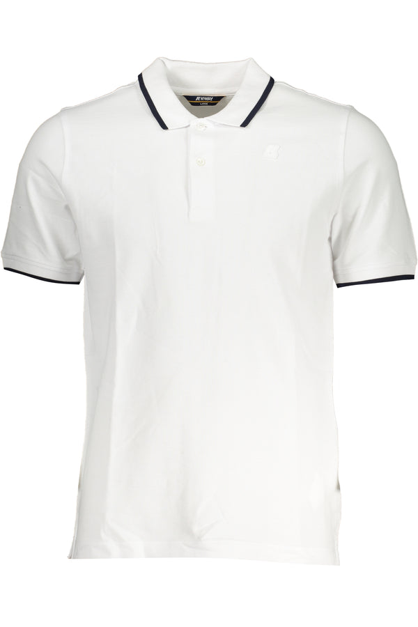 CAMISA POLO BRANCA DE MANGA CURTA MASCULINA K-WAY
