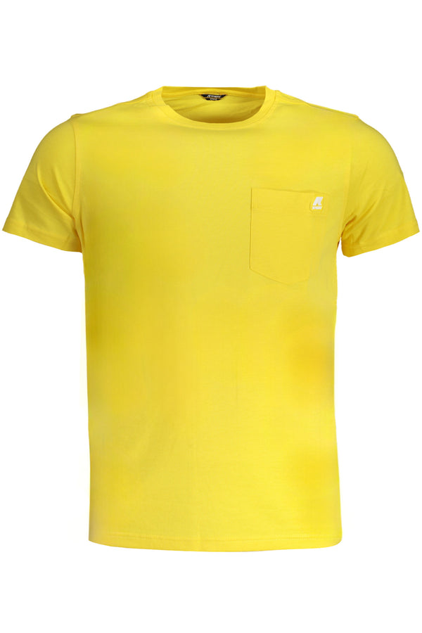 T-SHIRT DE MANGA CURTA MASCULINA K-WAY AMARELO