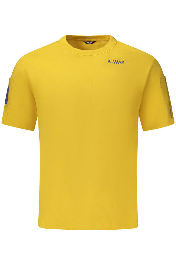 T-SHIRT MANGA CURTA K-WAY HOMEM AMARELO