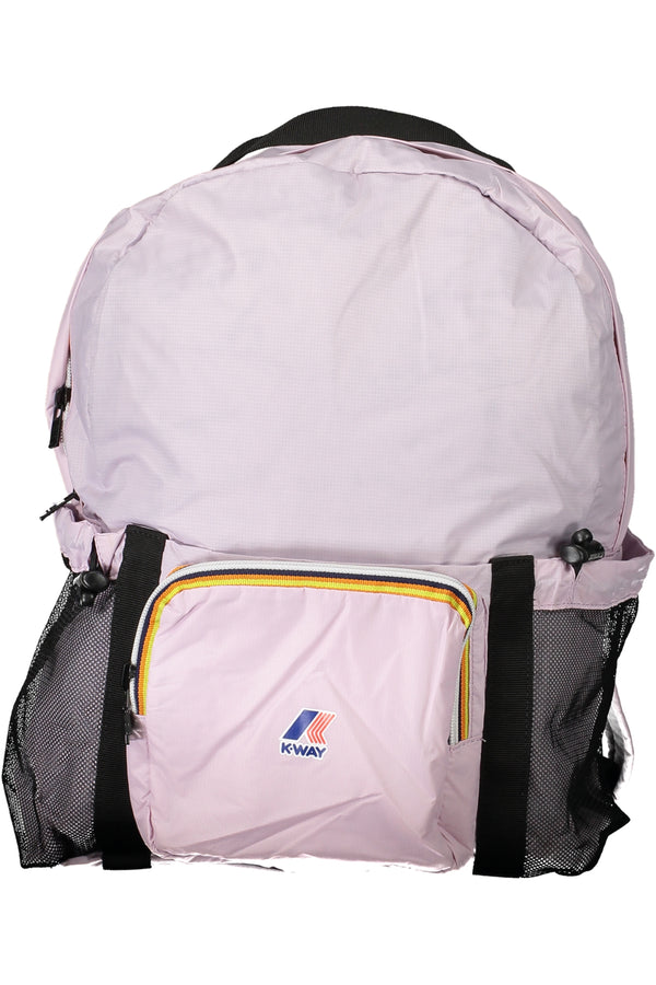 MOCHILA ROSA DE MULHER K-WAY