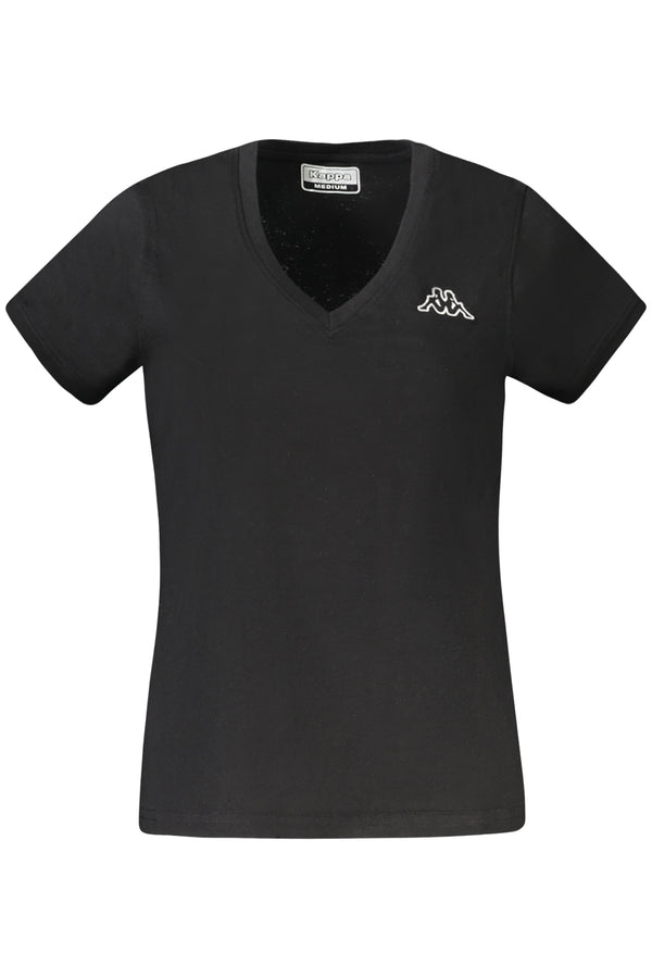 T-SHIRT KAPPA MANGA CURTA MULHER PRETA