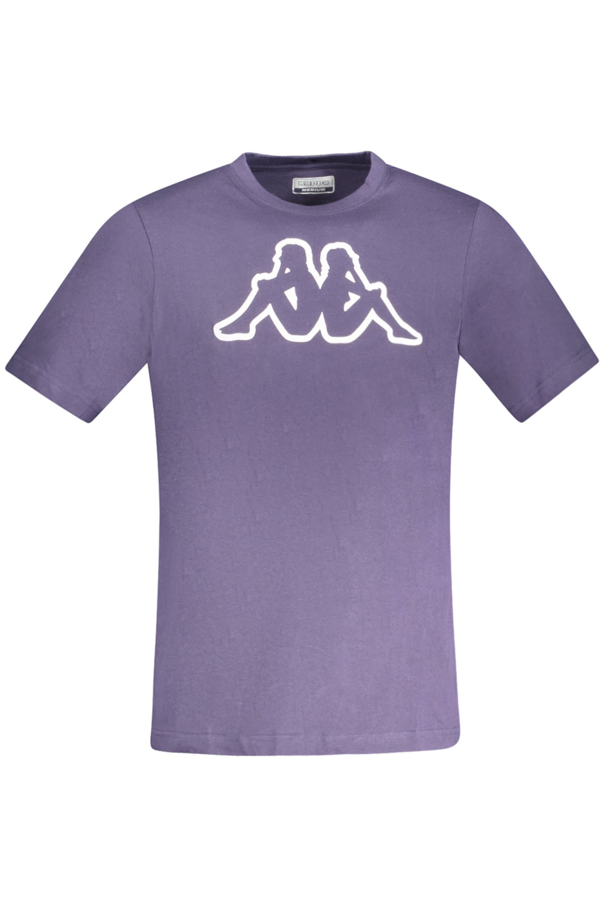 T-SHIRT EM ALGODÃO KAPPA HOMEM AZUL