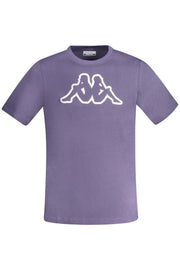 T-SHIRT EM ALGODÃO KAPPA HOMEM AZUL