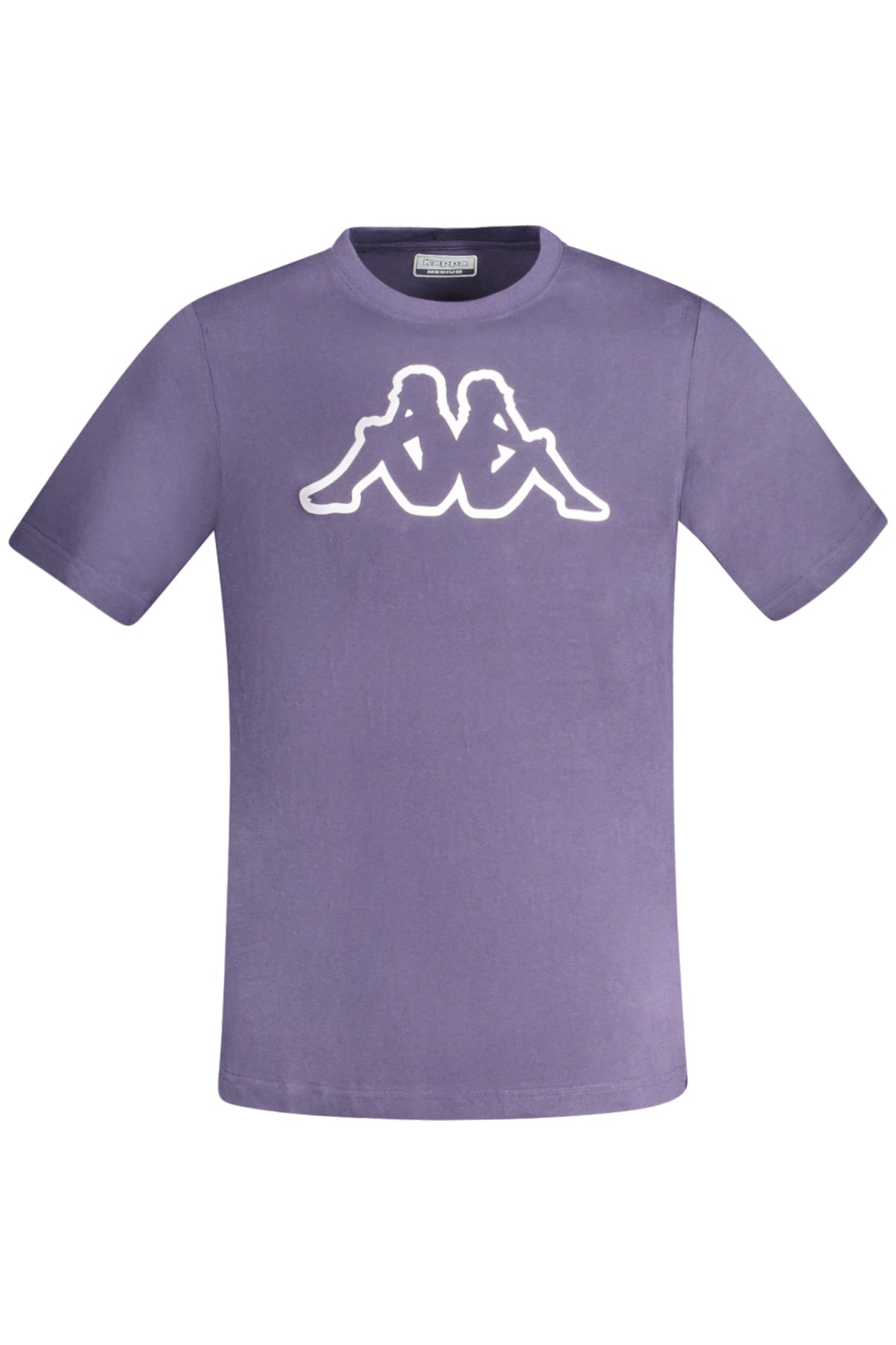 T-SHIRT EM ALGODÃO KAPPA HOMEM AZUL