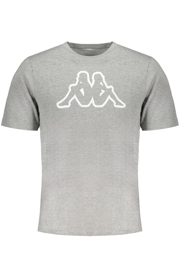 T-SHIRT DE MANGA CURTA PARA HOMEM KAPPA CINZENTO