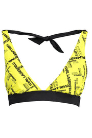 KARL LAGERFELD BEACHWEAR SWIMWEAR TOPS WOMEN YELLOW