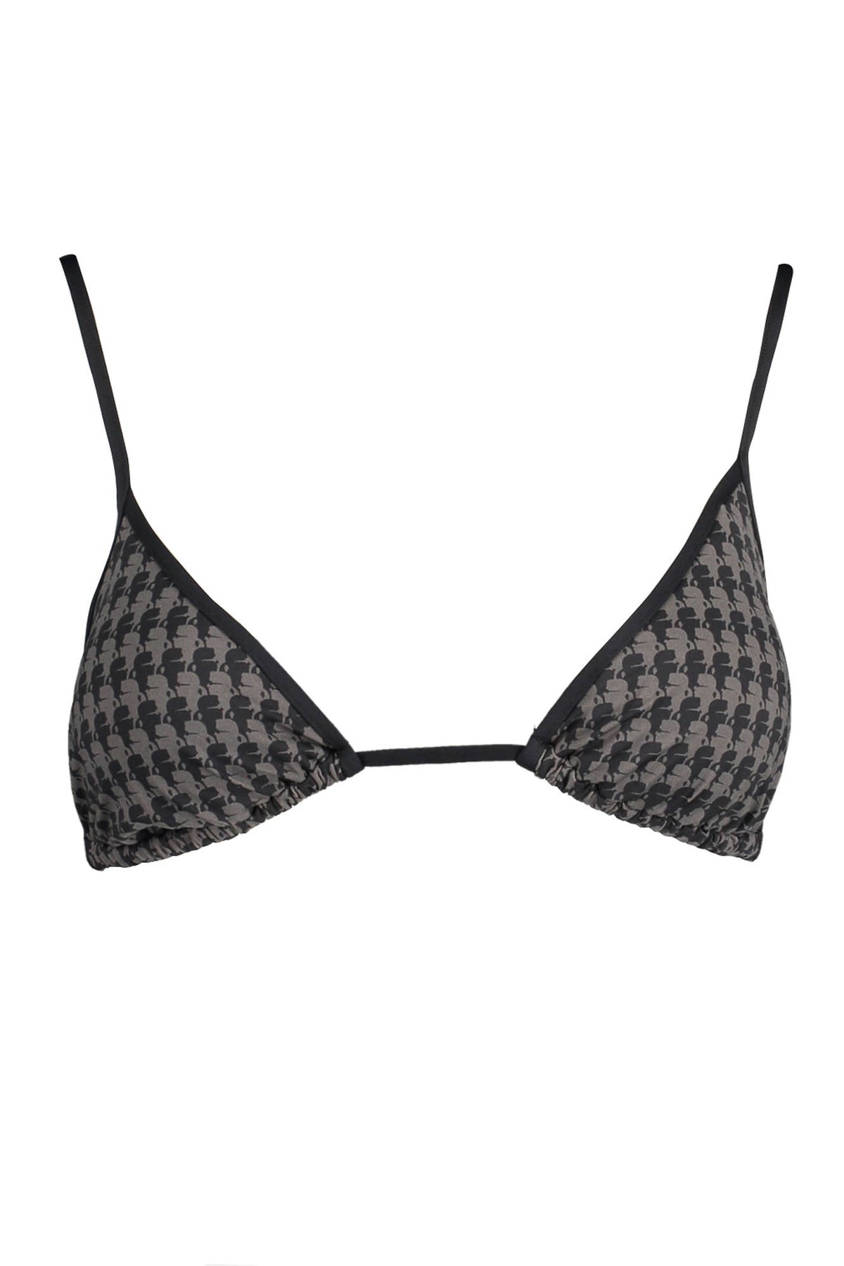 KARL LAGERFELD BEACHWEAR SWIMWEAR TOPS WOMEN BLACK