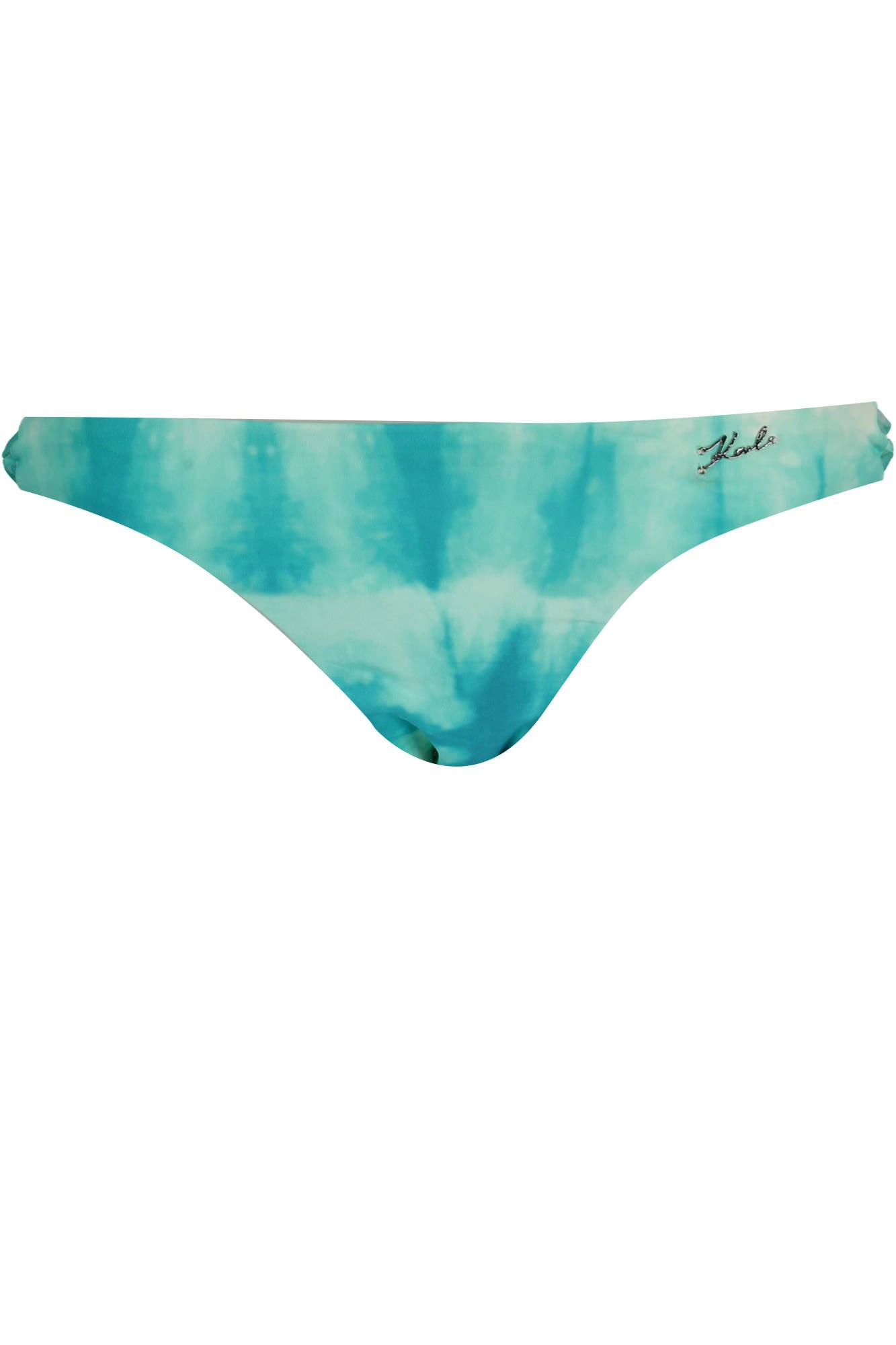 CALÇÕES DE BANHO COM ATACADORES KARL LAGERFELD BEACHWEAR MULHER AZUL CLARO