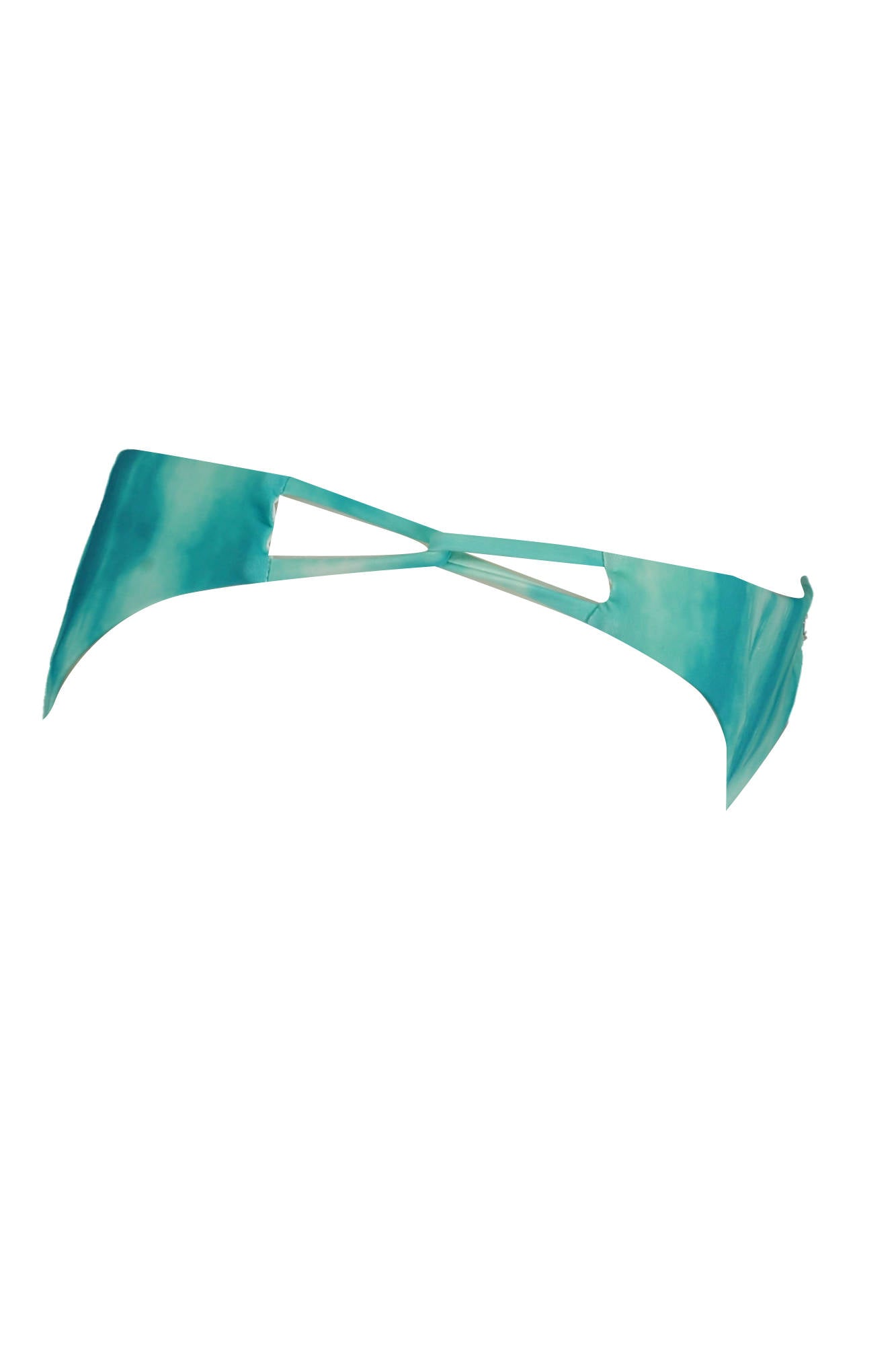 CALÇÕES DE BANHO COM ATACADORES KARL LAGERFELD BEACHWEAR MULHER AZUL CLARO
