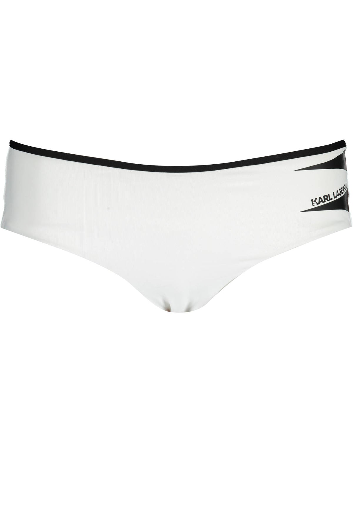 KARL LAGERFELD BEACHWEAR WOMEN'S BIKINI BOTTOM WHITE