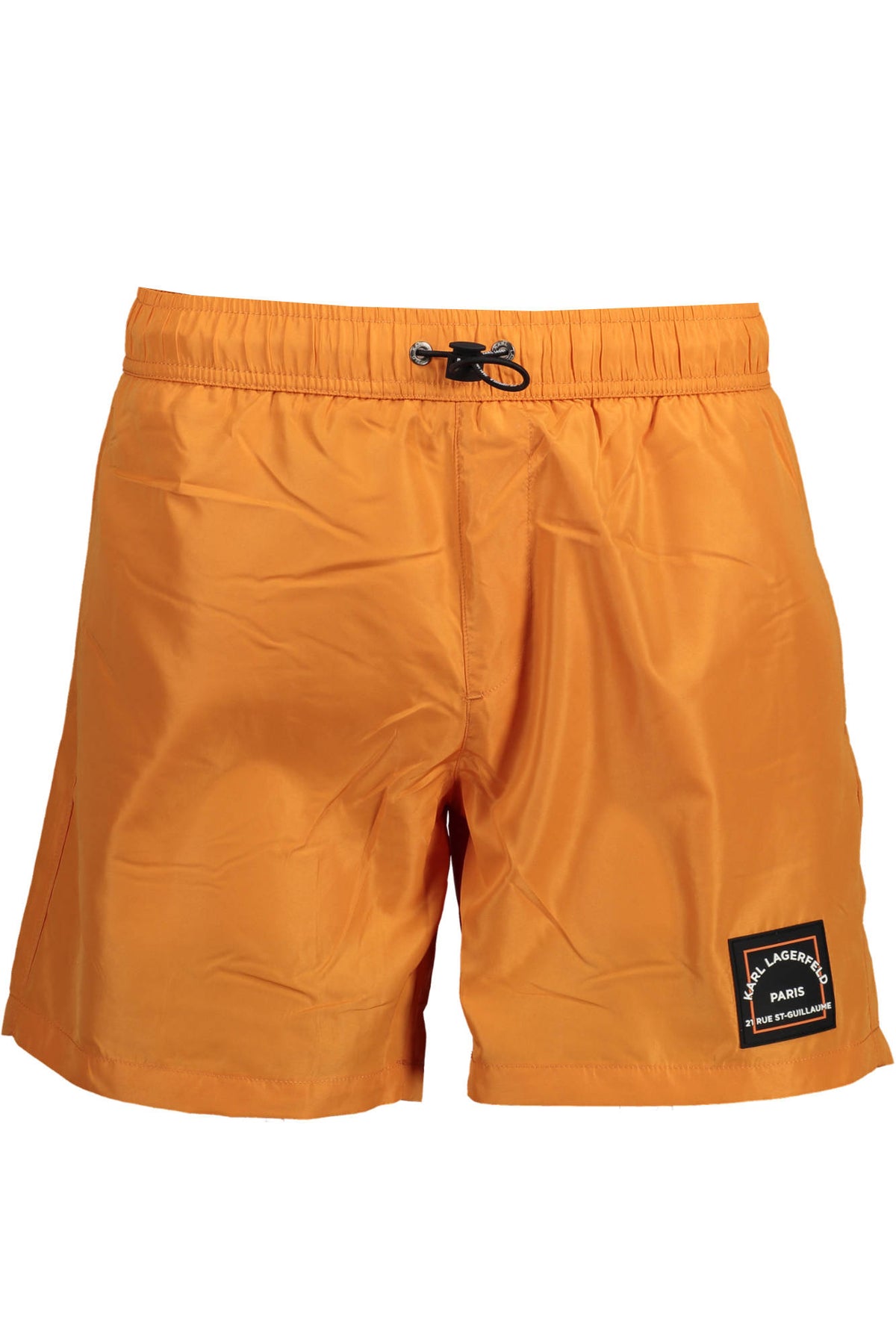 CALÇÕES DE BANHO COM LOGÓTIPO KARL LAGERFELD BEACHWEAR HOMEM LARANJA