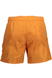 CALÇÕES DE BANHO COM LOGÓTIPO KARL LAGERFELD BEACHWEAR HOMEM LARANJA