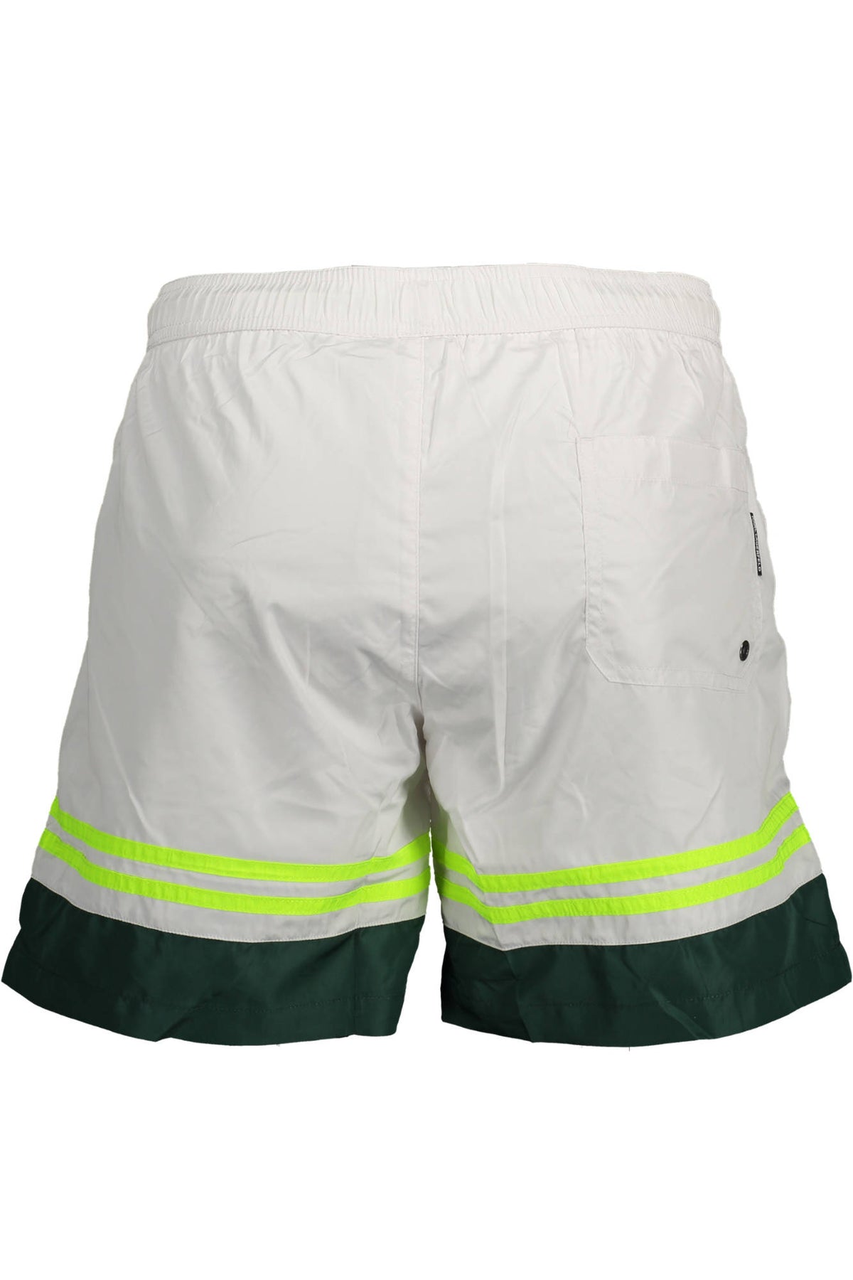 CALÇÕES DE BANHO COM ATACADORES KARL LAGERFELD BEACHWEAR HOMEM BRANCOS