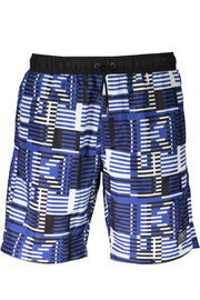 CALÇÕES DE BANHO COM LOGÓTIPO KARL LAGERFELD BEACHWEAR HOMEM AZUIS
