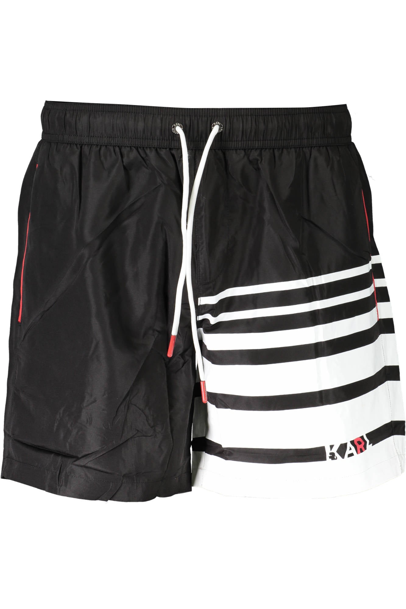 PEÇAS DE BANHO DE BEACHWEAR KARL LAGERFELD SOB O HOMEM PRETO