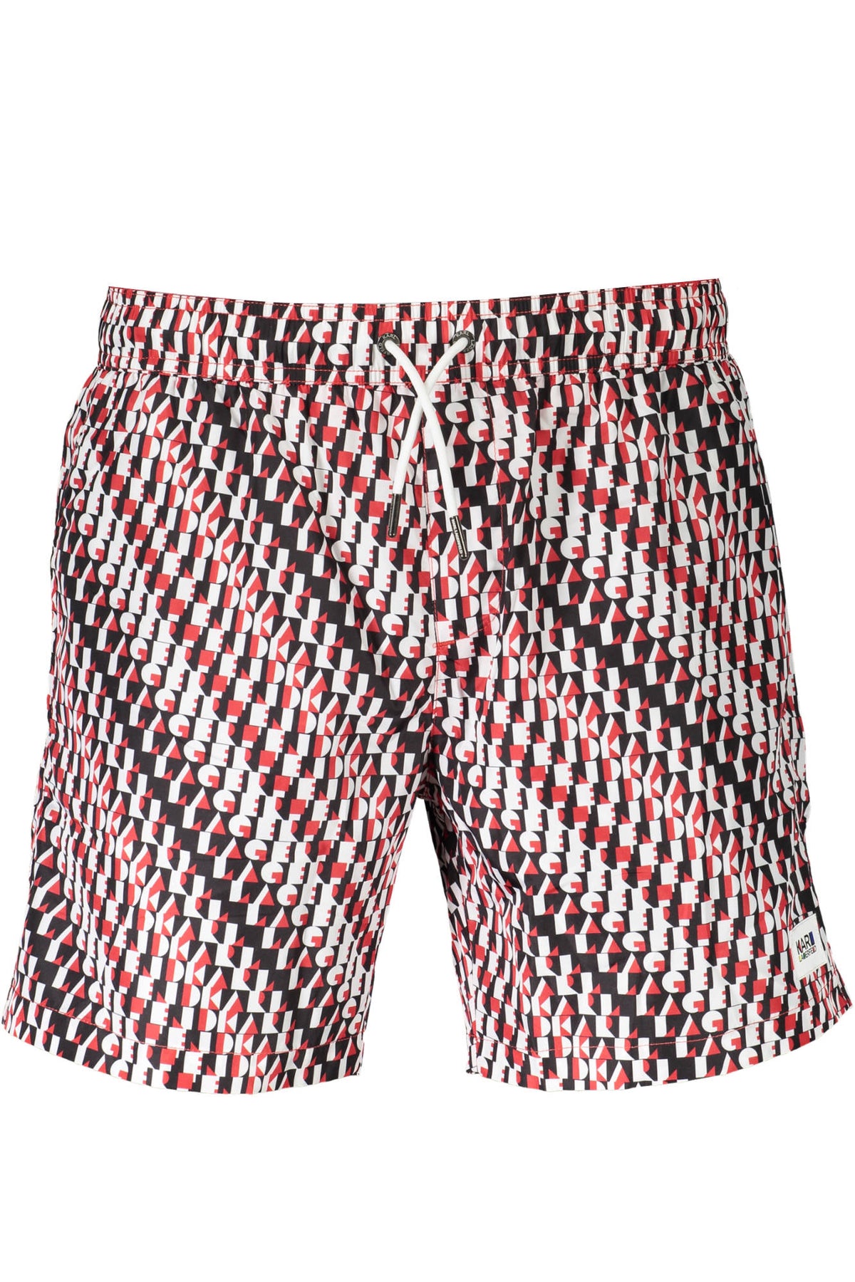 CALÇÕES DE BANHO COM LOGÓTIPO KARL LAGERFELD BEACHWEAR HOMEM PRETOS