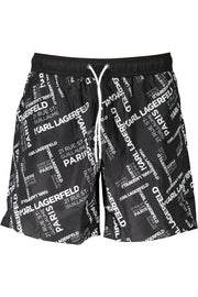 PRAIA KARL LAGERFELD BEACHWEAR HOMEM PRETA