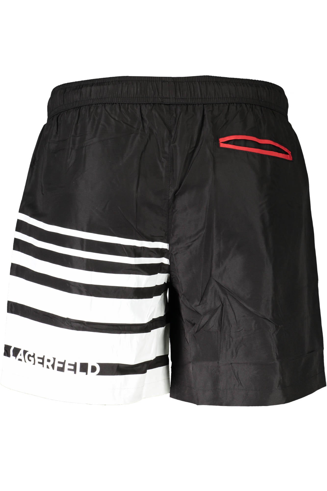 PEÇAS DE BANHO DE BEACHWEAR KARL LAGERFELD SOB O HOMEM PRETO