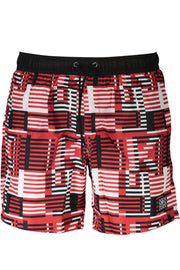 CALÇÕES DE BANHO COM LOGÓTIPO KARL LAGERFELD BEACHWEAR HOMEM VERMELHOS