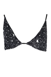CALÇÕES DE BANHO COM ATACADORES KARL LAGERFELD BEACHWEAR MULHER PRETOS
