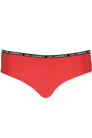 PART OF KARL LAGERFELD'S OUTFIT BELOW RED WOMAN