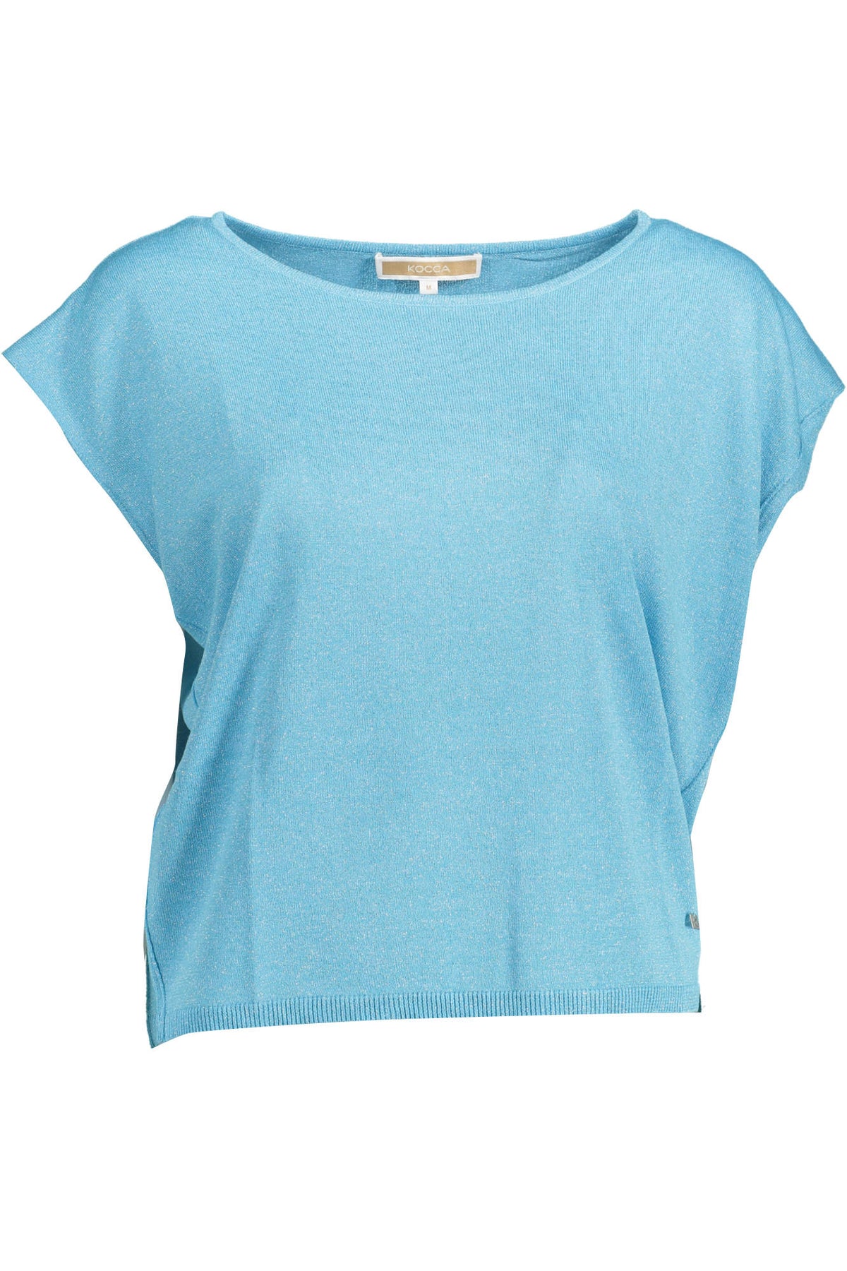 KOCCA WOMEN'S LIGHT BLUE SLEEVELESS T-SHIRT