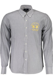 CAMISA EM ALGODÃO LA MARTINA HOMEM AZUL