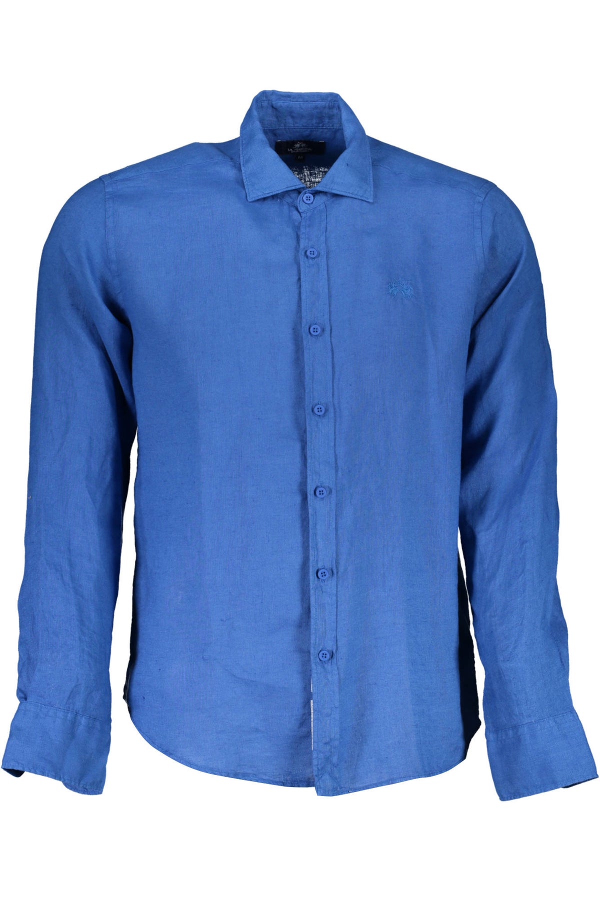 CAMISA EM LINHO LA MARTINA HOMEM AZUL