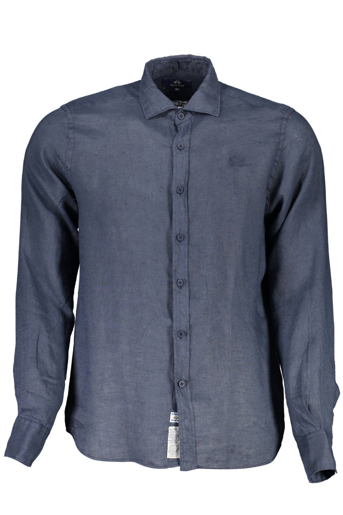 CAMISA EM LINHO LA MARTINA HOMEM AZUL