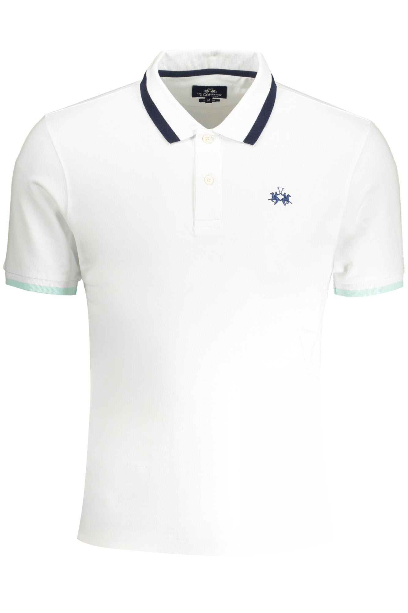 MEN'S LA MARTINA WHITE SHORT SLEEVE POLO SHIRT