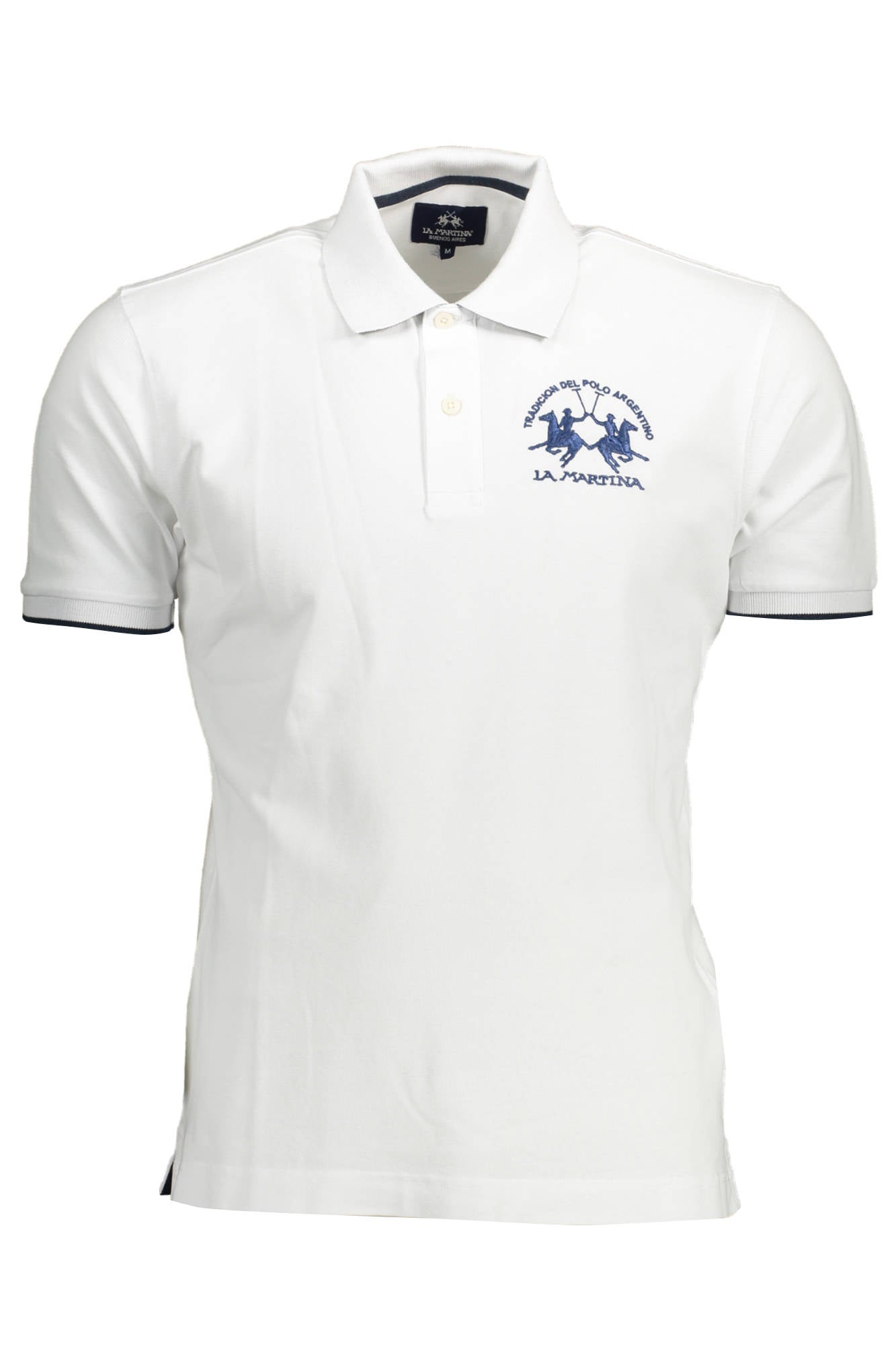 MEN'S LA MARTINA WHITE SHORT SLEEVE POLO SHIRT