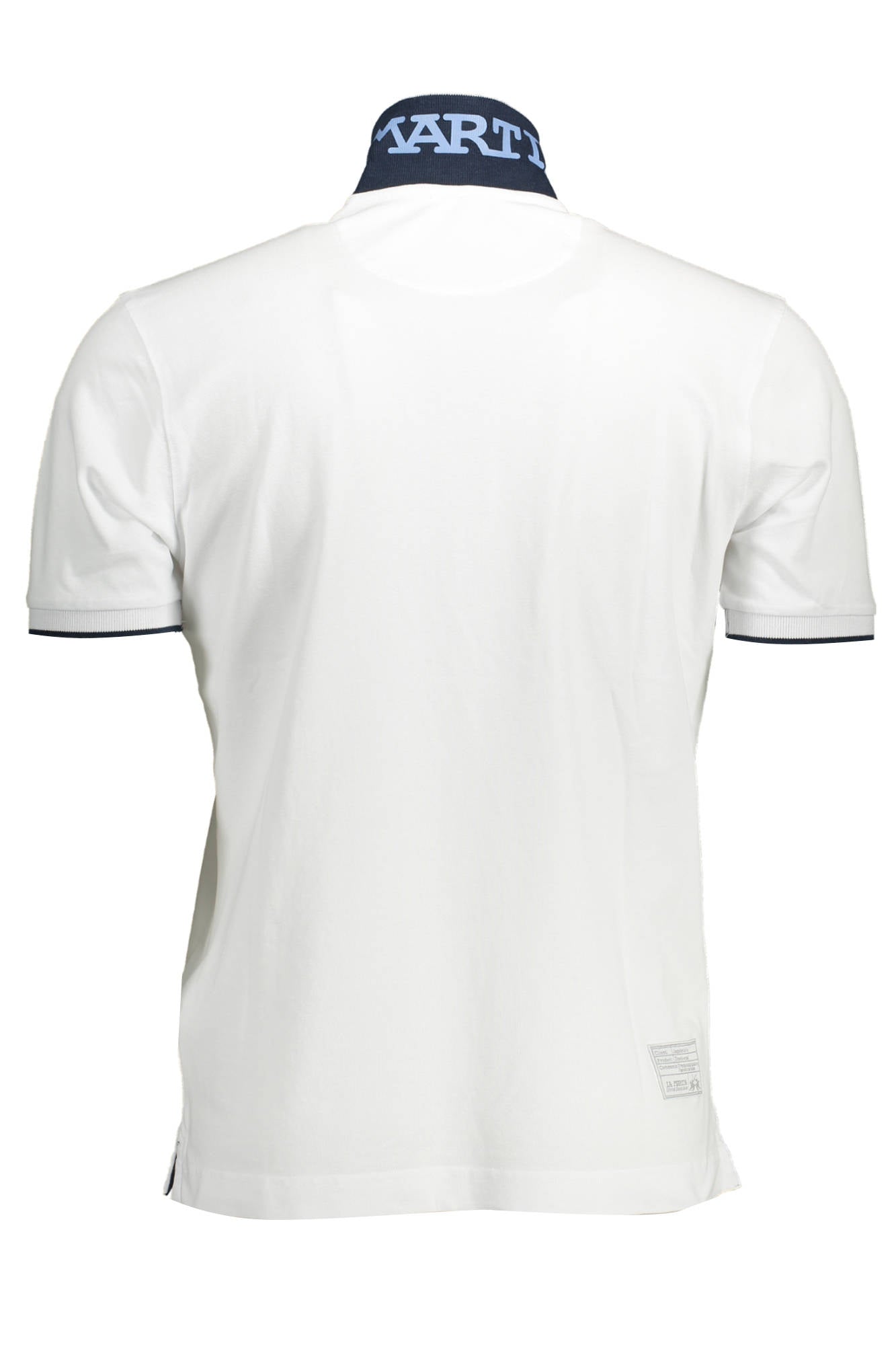 MEN'S LA MARTINA WHITE SHORT SLEEVE POLO SHIRT