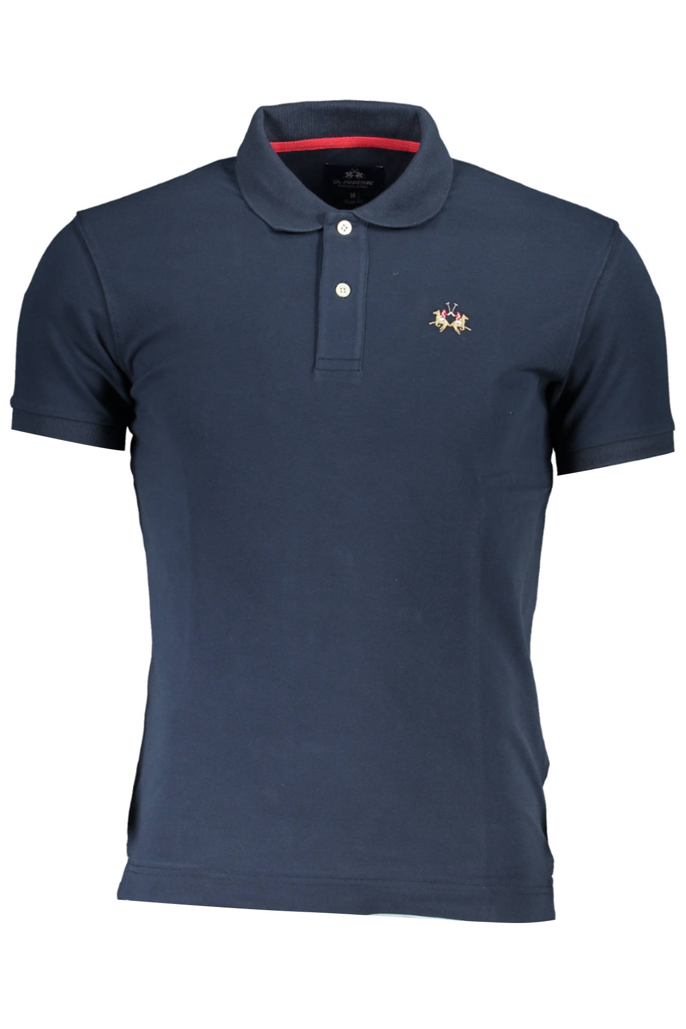 LA MARTINA MEN'S SHORT SLEEVE POLO SHIRT BLUE