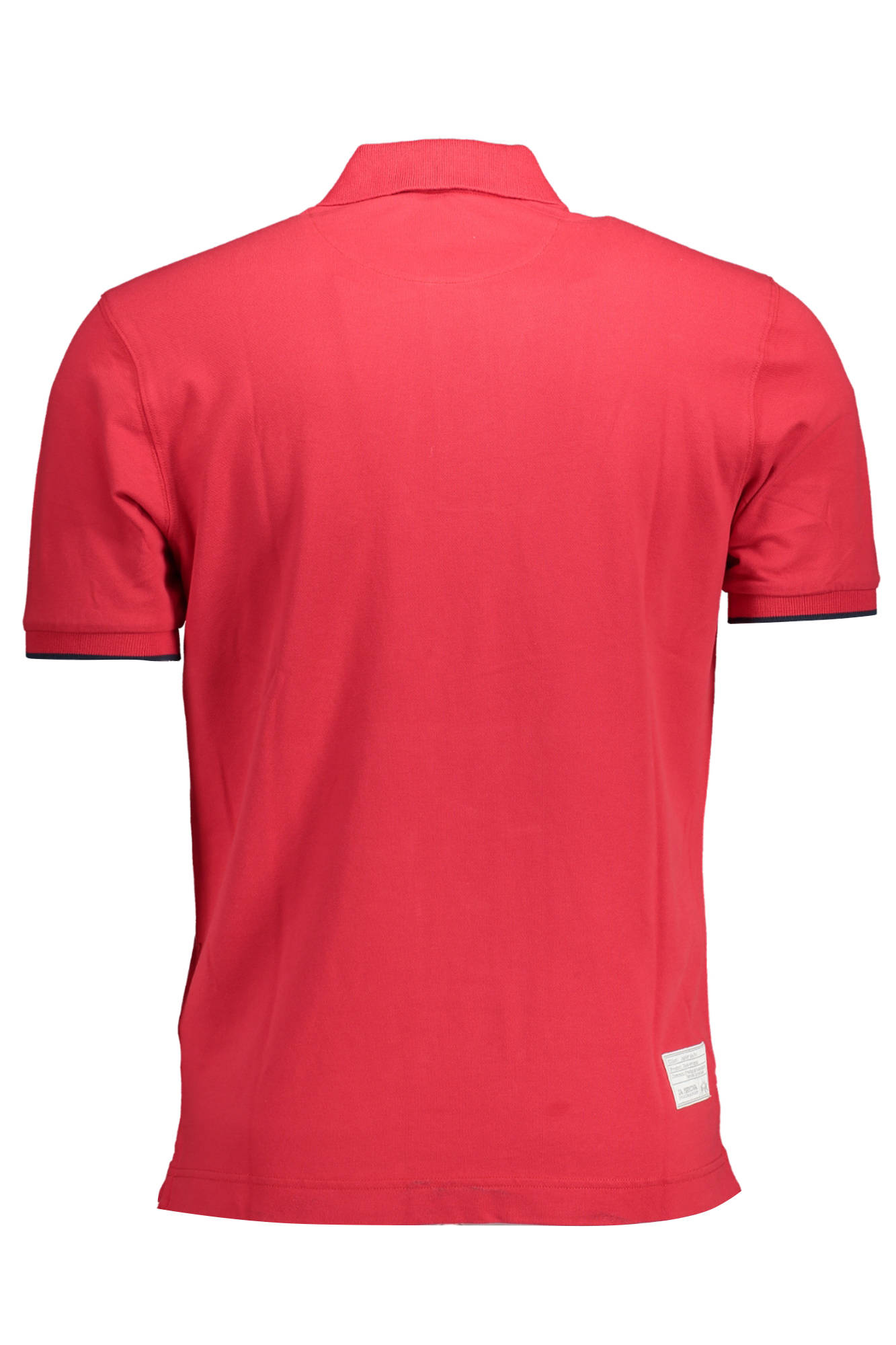 MEN'S RED LA MARTINA SHORT-SLEEVED POLO SHIRT