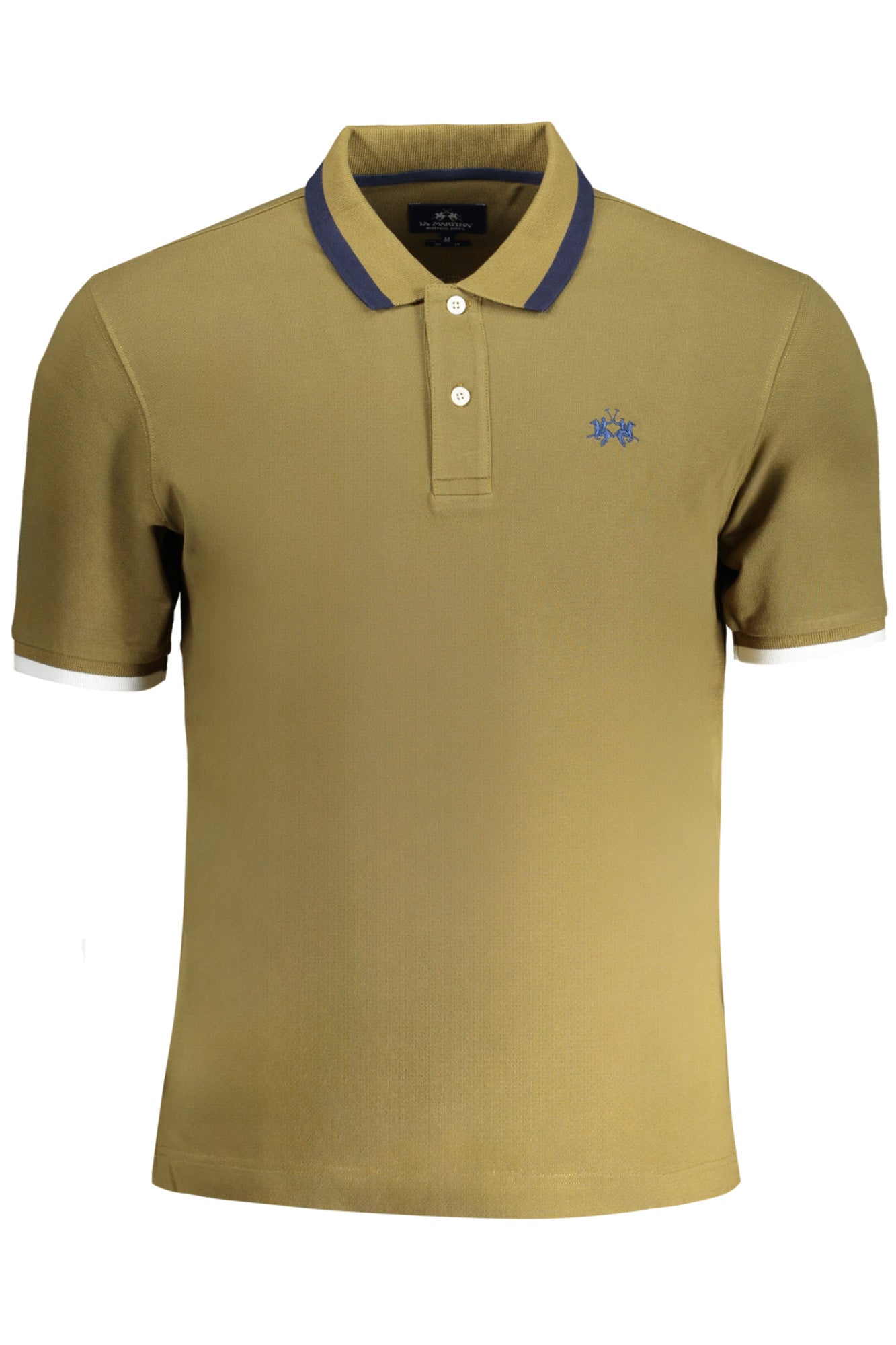 LA MARTINA MEN'S GREEN SHORT SLEEVED POLO SHIRT